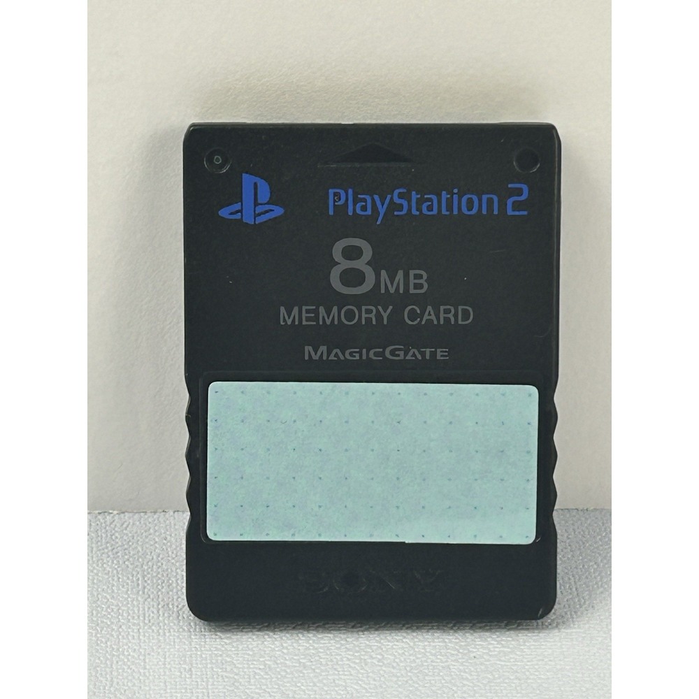 Sony PlayStation 2 PS2 8MB MagicGate Memory Card OEM Official Black Untested